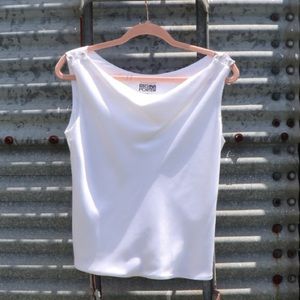Regina Porter White Tank Top